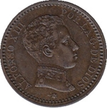 1904*04 ALF.XIII 2 CENTIMOS MADRID SMV 0 PARTIDO. Ord.Cat.44