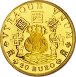 2007 ESPAÑA-CHINA 20 EUROS ORO