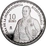 2008 BIC.GUERRA INDEPENDENCIA 10 EUROS G.CASTAÑOS