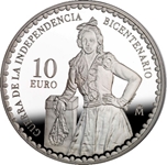 2008 BIC.GUERRA INDEPENDENCIA 10 EUROS M.MALASAÑA