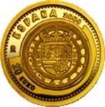 2009 JOYAS NUM. 20 EUROS CENTEN ORO
