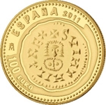 2011 JOYAS NUM. 100 EUROS TRIENTE SUINTILA
