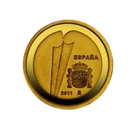 2011 ADHESION ESPAÑA-PORTUGAL 20 EUROS ORO