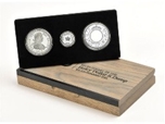 2013 HOLEY DOLLAR y DUMP Estuche 3 piezas plata