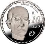 2014 Prog.Europa: MANUEL de FALLA 10 EUROS