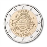 2012 ESPAÑA 2 EUROS X ANIV. EURO
