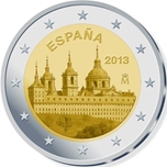 2013 ESPAÑA 2 EUROS ESCORIAL