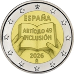 2026 ESPAÑA 2 EUROS INCLUSION