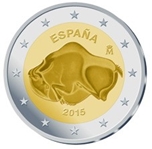 2015 ESPAÑA 2 EUROS CUEVA ALTAMIRA