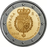 2018 ESPAÑA 2 EUROS 50 ANIV. FELIPE VI