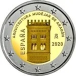 2020 ESPAÑA 2 EUROS ARQUITECTURA MUDEJAR
