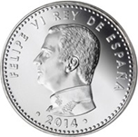 2014 ESPAÑA 30 EUROS PROCLAMACION FELIPE VI