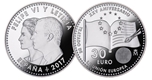2017 ESPAÑA 30 EUROS TRATADO UNION EUROPEA