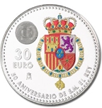 2018 ESPAÑA 30 EUROS 50 ANIV.FELIPE VI
