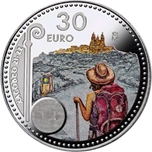 2021 ESPAÑA 30 EUROS PEREGRINOS XACOBEO