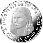2023 ESPAÑA 40 EUROS PRINCESA LEONOR