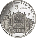 2014 CIUDADES PATRIMONIO AVILA 5 EUROS