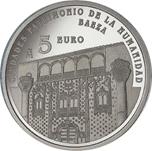 2014 CIUDADES PATRIMONIO BAEZA 5 EUROS