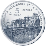 2015 CIUDADES PATRIMONIO CUENCA 5 EUROS