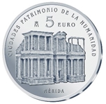 2015 CIUDADES PATRIMONIO MERIDA 5 EUROS