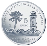 2015 CIUDADES PATRIMONIO S.CRISTOBAL 5 EUROS