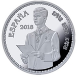 2018 50 Aniv. S.M EL REY 10 EUROS JURA CONSTITUCION