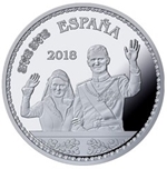 2018 50 Aniv. S.M EL REY 10 EUROS BODA REAL