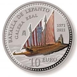 2021 BATALLA DE LEPANTO 10 EUROS
