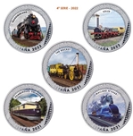 2022 HISTORIA FERROCARRIL 1,5 EUROS - 5 piezas