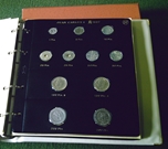 ALBUM PARDO + MONEDAS 1990 A 1997