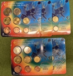 LOTE 5 CARTERAS FNMT EUROS 1999 a 200