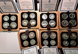 CANADA MONTREAL'76 SERIE COMPLETA 28 PIEZAS PLATA