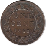 1888 CANADA 1 CENT VICTORIA