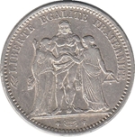 1874-A FRANCIA 5 FRANCOS REPUBLICA