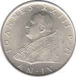 1962 VATICANO 500 LIRAS JUAN XXIII