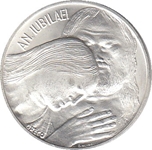 1975 VATICANO 500 LIRAS PABLO VI AÑO DEL JUBILEO