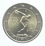 2004 GRECIA 2 EUROS OLIMPIADA DE ATENAS