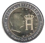2004 LUXEMBURGO 2 EUROS GRAN DUQUE HENRI
