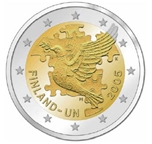 2005 FINLANDIA 2 EUROS 50 Aniv. ADHESION ONU
