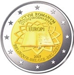 2007 BELGICA 2 EUROS TRATADO ROMA