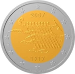2007 FINLANDIA 2 EUROS INDEPENDENCIA
