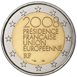 2008 FRANCIA 2 EUROS PRESIDENCIA EUROPEA