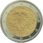 2008 FINLANDIA 2 EUROS DCHOS HUMANOS
