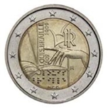 2009 ITALIA 2 EUROS BRAILLE
