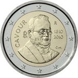 2010 ITALIA 2 EUROS CONDE CAVOUR
