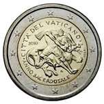 2010 VATICANO 2 EUROS AÑO SACERDOTAL