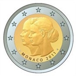 2011 MONACO 2 EUROS BODA REAL