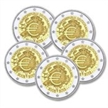 2012 ALEMANIA 2 EUROS X Aniv. EURO