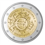 2012 ITALIA 2 EUROS X Aniv. EURO