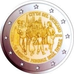 2012 VATICANO 2 EUROS ENCUENTRO FAMILIAS